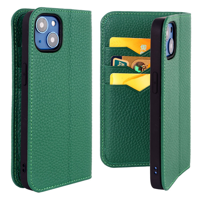 Leather Flap Triple Insert Card Holder - 图片 2