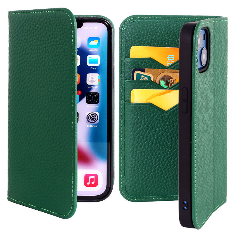 Leather Flap Triple Insert Card Holder - 图片 4