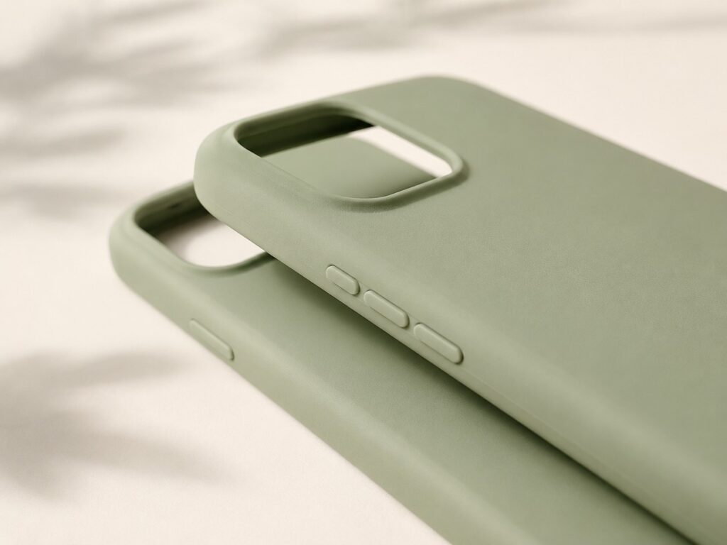 Silicone material sample