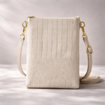 Croc-Texture PU Leather Phone Crossbody Bag — product view 2