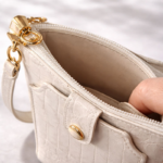 Croc-Texture PU Leather Phone Crossbody Bag — product view 3