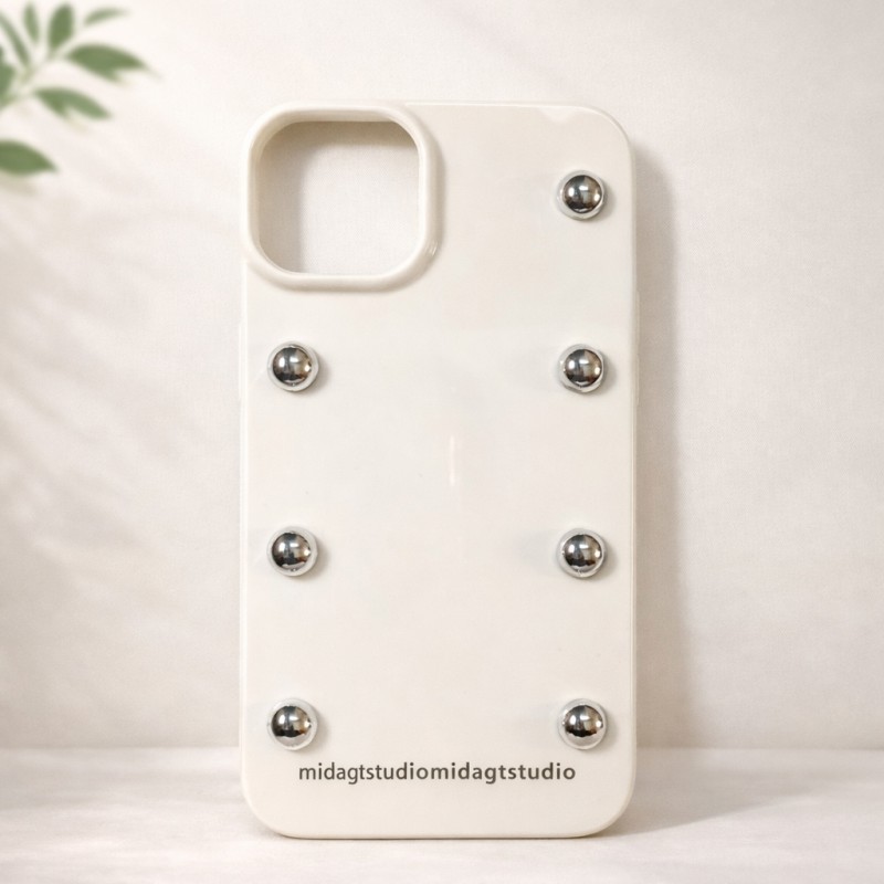 Premium TPU Phone Case with Metal Studs