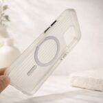Ribbed Clear MagSafe TPU Phone Case — product view 3