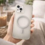 Ribbed Clear MagSafe TPU Phone Case — product view 2