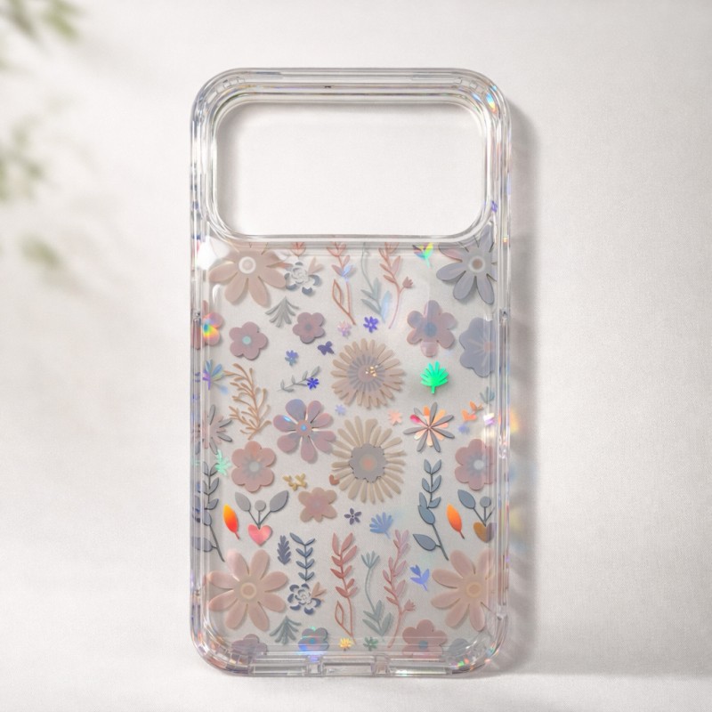 Iridescent Floral IMD Phone Case