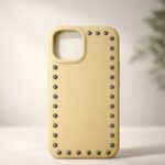 Leather Phone Case with Metal Stud — product view 1