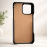 Leather Wallet Phone Case with Snap Closure — product view 2