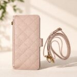 Leather Folio Case with Crossbody Strap — product view 1