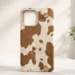 Faux Fur Cow Print Phone Case — product view 1