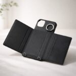 Leather Crossbody Case with Wallet Pouch — product view 2