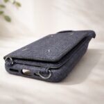 Leather Crossbody Case with Pouch — product view 3