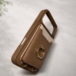 Leather Crossbody Case with Card Holder — product view 4