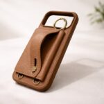 Leather Crossbody Case with Flip Pouch — product view 3