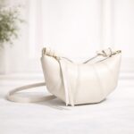 White Crescent Crossbody Bag — product view 1