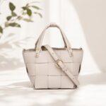 Woven Leather Handheld Bag — product view 1