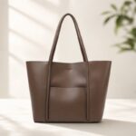Minimalist Leather Tote Bag — product view 4