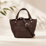Woven Leather Handheld Bag — product view 8