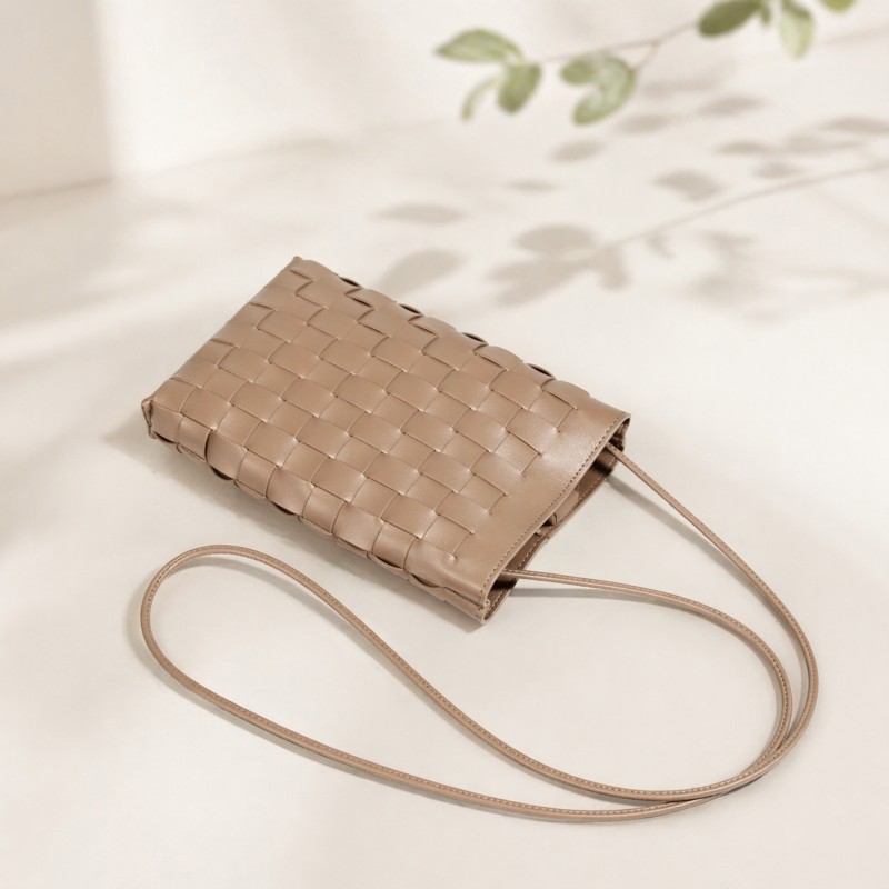 Woven Phone Crossbody Bag