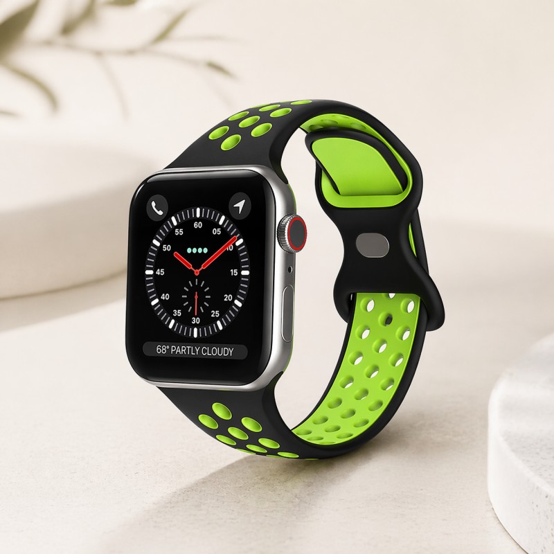 Perforated Silicone Watch Band