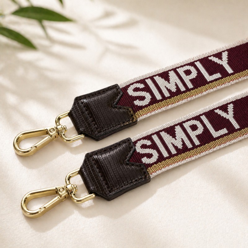 Adjustable Jacquard Bag Strap