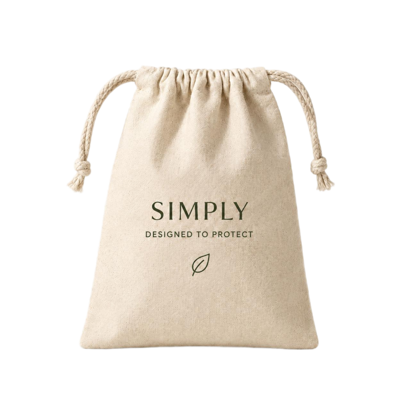 Biodegradable Cotton or Hemp Dust Bag