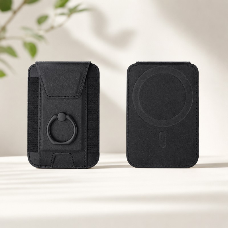 MagSafe Card Holder with Ring Stand