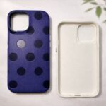 Polka Dot Leather Phone Case — product view 3